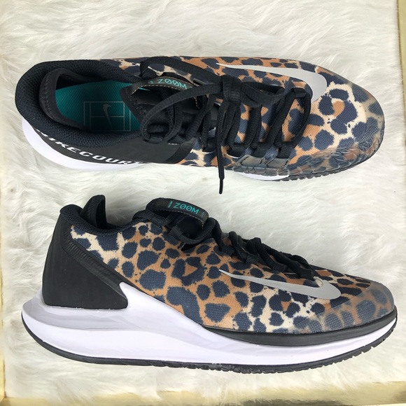 NIKE Women's Air Zoom Zero HC Cheetah Tennis Shoes - Picture 4 of 7